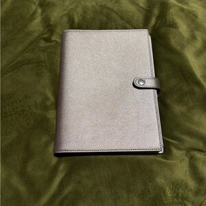 Coach Metallic Snap-Closure Notebook Cover